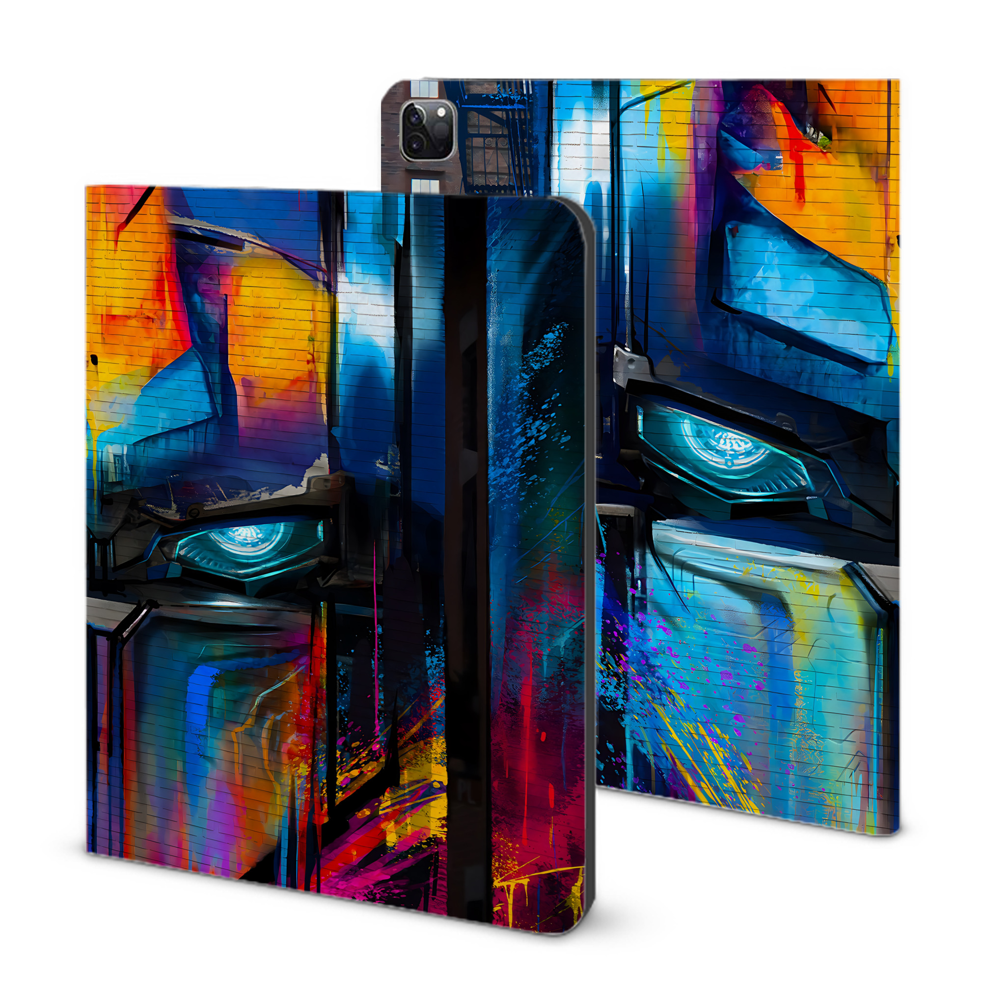 （画像用） Transformers トランスフォーマー IPad ケース ブック型 PUレザー TPU 耐衝撃 軽量 薄型 ペン収納なし 全面保護 IPad 各モデル対応